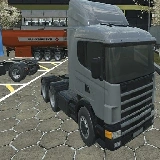 18 wheeler truck driving cargo