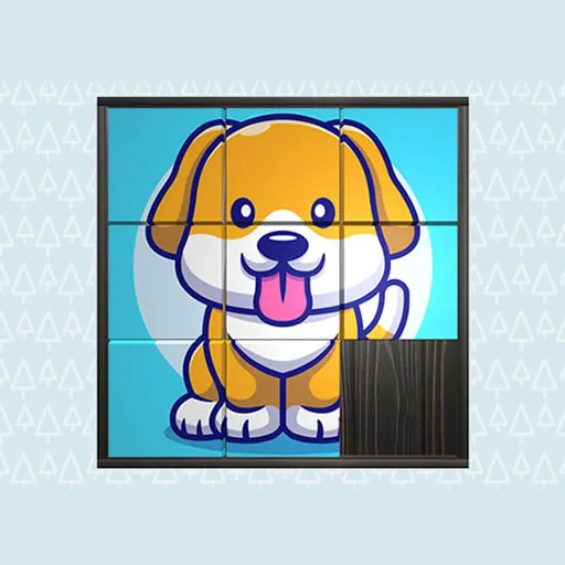 3D Kid Sliding Puzzle