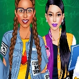 College Student Girl Dress Up