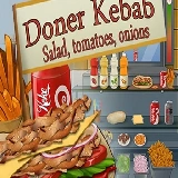 Doner Kebab : Salad Tomatoes Onions
