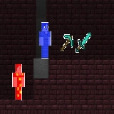 Fire Steve and Water Alex