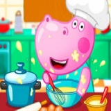 Hippo Cooking School: Game for Girls