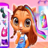 Kitty Animal Hair Salon - Fashion Hair Stylist