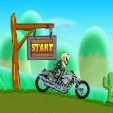 Motor Bike Hill Racing 2D