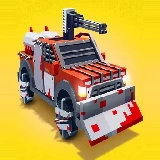 Zombie Derby: Blocky Roads Online